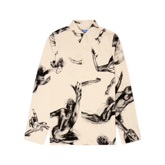 Trapeze Performer Button Up [Cream]