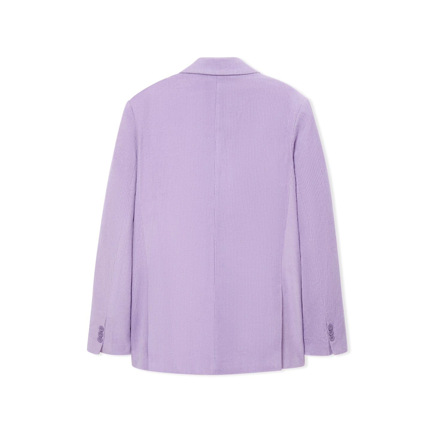 Patchwork Face Corduroy Suit Top [Purple]