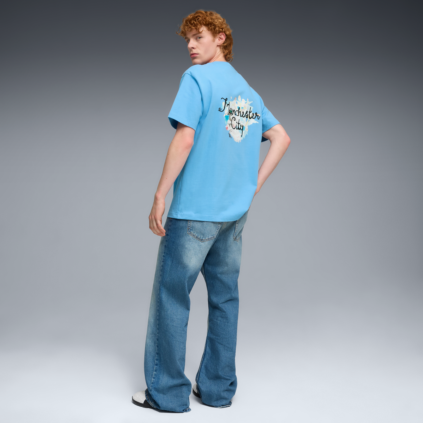 Man City FC TEE Team [Light Blue/Puma Black]