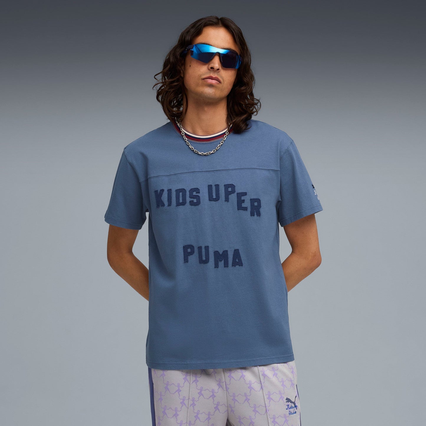 PUMA X KIDSUPER GRAPHIC TEE [Dark Indigo]