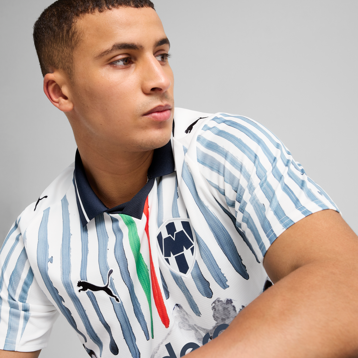 C.F. Monterrey JERSEY REPLICA [PUMA White-Deep Navy]