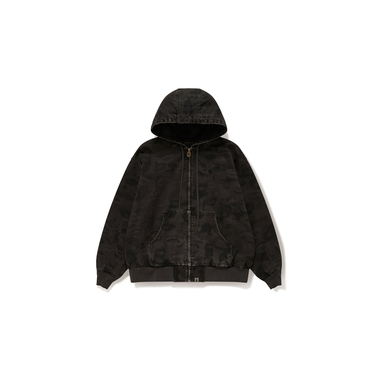 BAPE X KIDSUPER SOLID CAMO JACQUARD JACKET [BLACK]